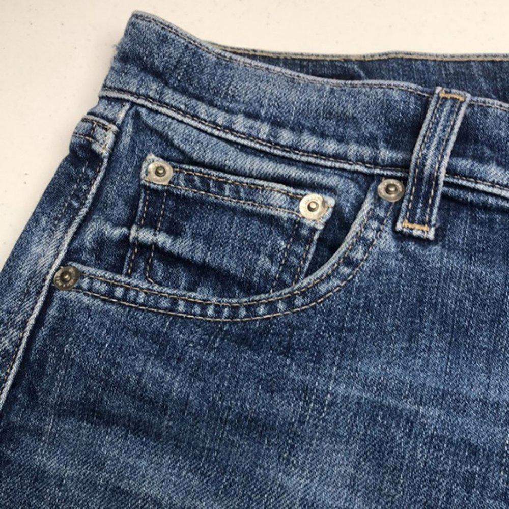 VINTAGE LUCKY BRAND JEAN CUTOFFS 4/27 🍀 - Picture 5 of 9